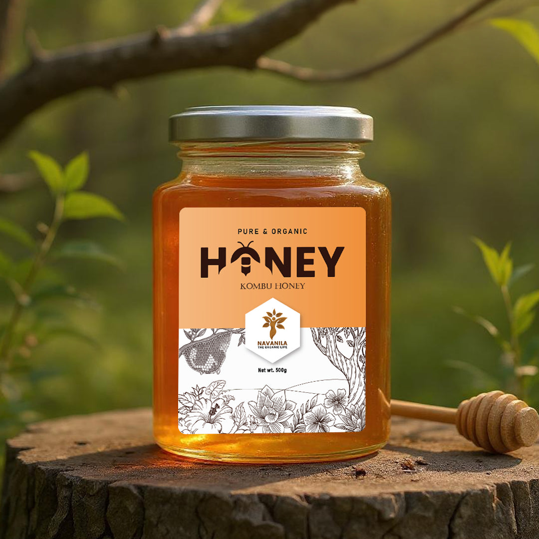 Pure Kombu Honey - High Pollen Content (500 gm)