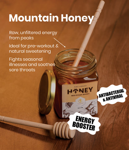 Raw Mountain Honey - Immunity Booster (500 gm) 
