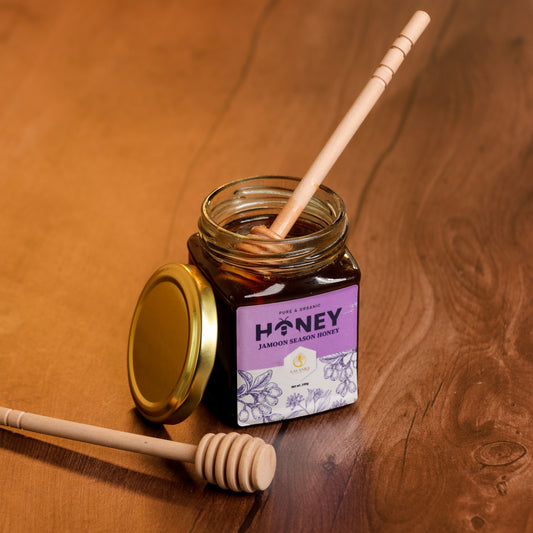 Raw Unprocessed Jamoon Season Honey - Benefits For Skin (500 gm) 