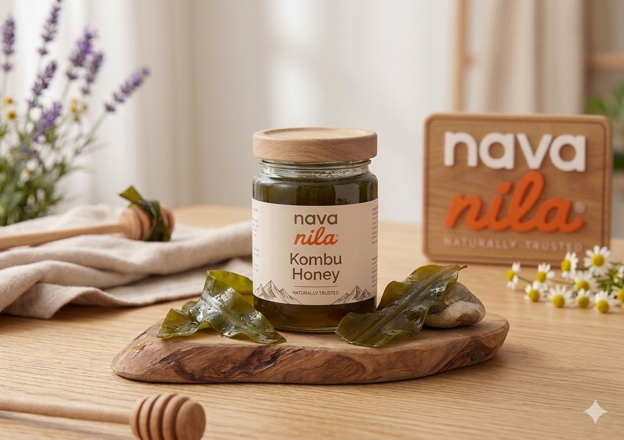 Navanila Kombu Honey jar